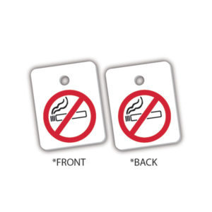 No Smoking Key Tags